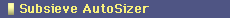 Subsieve AutoSizer